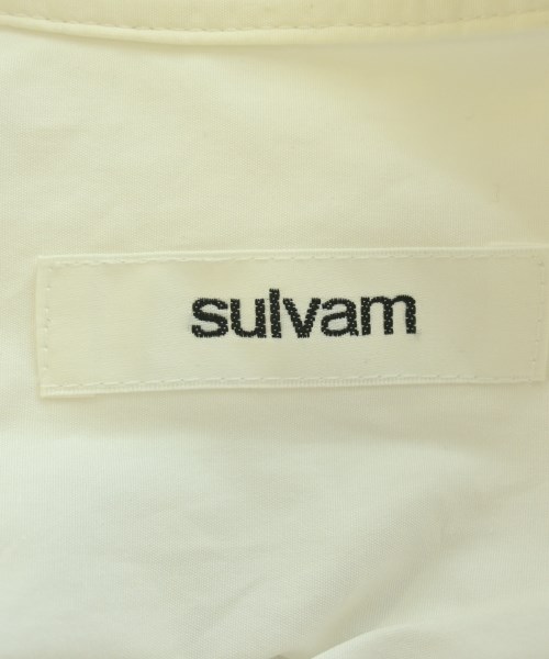 sulvam（サルバム）カジュアルシャツ 白 サイズ:S メンズ/2200718863104