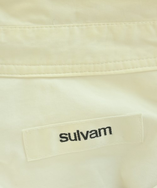 sulvam（サルバム）カジュアルシャツ 白 サイズ:S メンズ/2200718863104