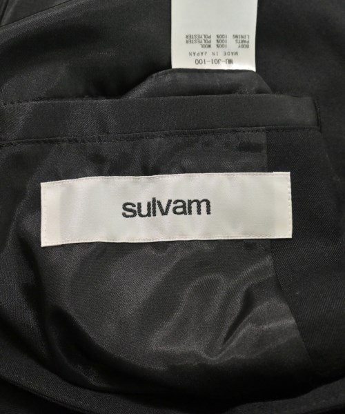 sulvam（サルバム）ジャケット 黒 サイズ:M メンズ/2200669703047