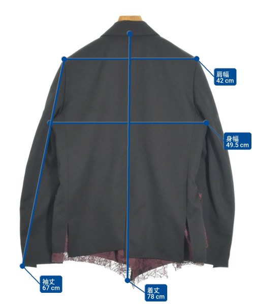 sulvam（サルバム）ジャケット 黒 サイズ:M メンズ/2200669703047