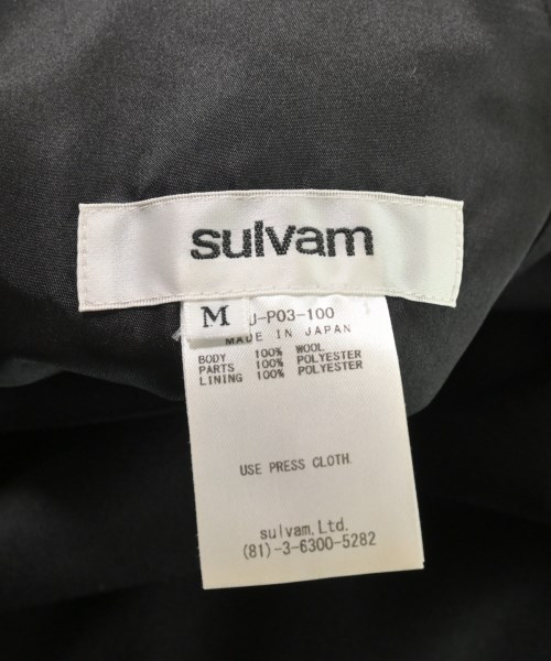 sulvam（サルバム）その他 黒 サイズ:M メンズ/2200669703092