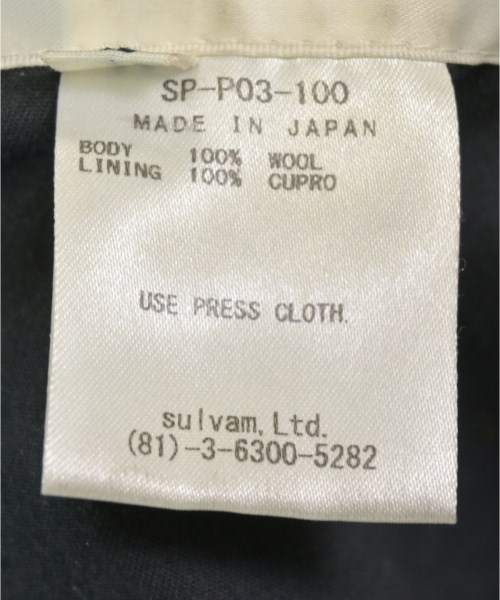 sulvam（サルバム）その他 黒 サイズ:S メンズ/2200670237036