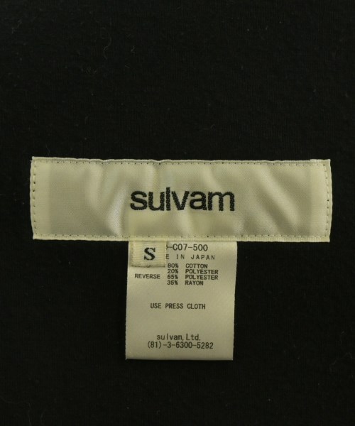 sulvam（サルバム）その他 黒 サイズ:S メンズ/2200723080039