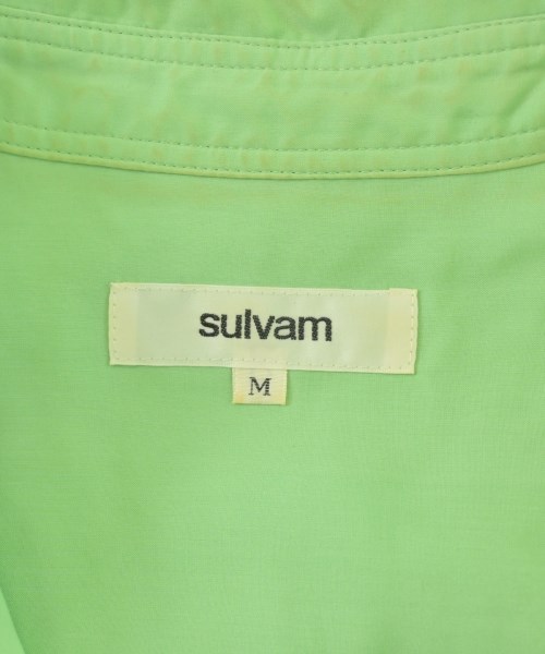 sulvam（サルバム）カジュアルシャツ 緑 サイズ:M メンズ/2200731460083