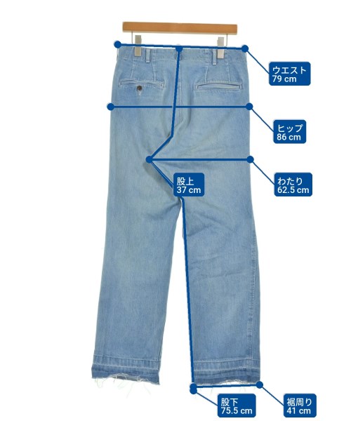 sulvam（サルバム）デニムパンツ 青 サイズ:M メンズ/2200733506048