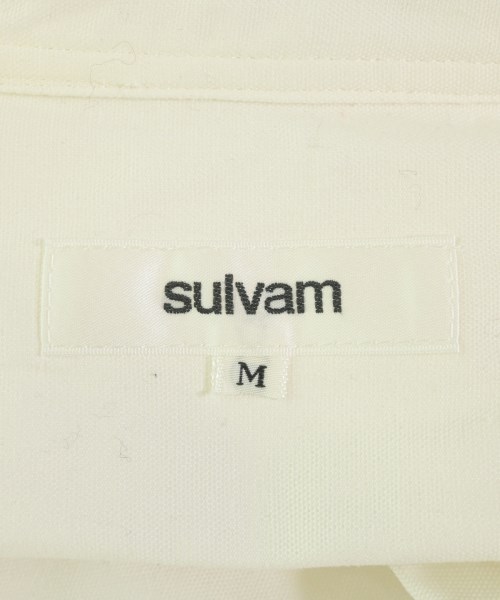 sulvam（サルバム）カジュアルシャツ 白 サイズ:M メンズ/2200733506055
