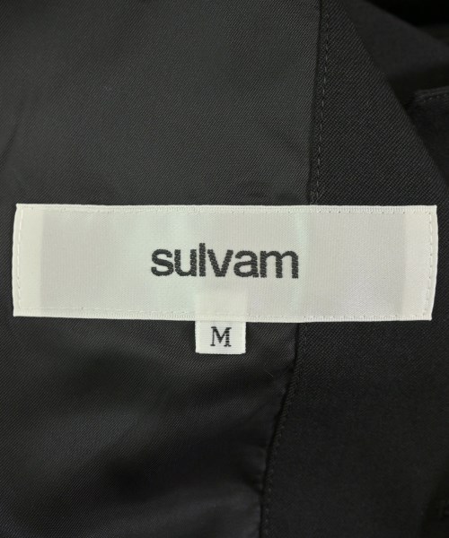 sulvam（サルバム）カジュアルシャツ 黒 サイズ:M メンズ/2200733506062