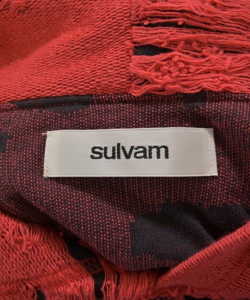 sulvam（サルバム）パーカー 赤 サイズ:S メンズ/2200733506079