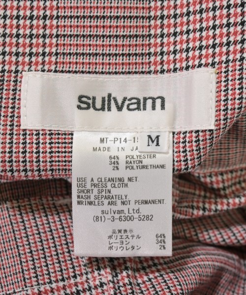 sulvam（サルバム）その他 赤 サイズ:M メンズ/2200722054055