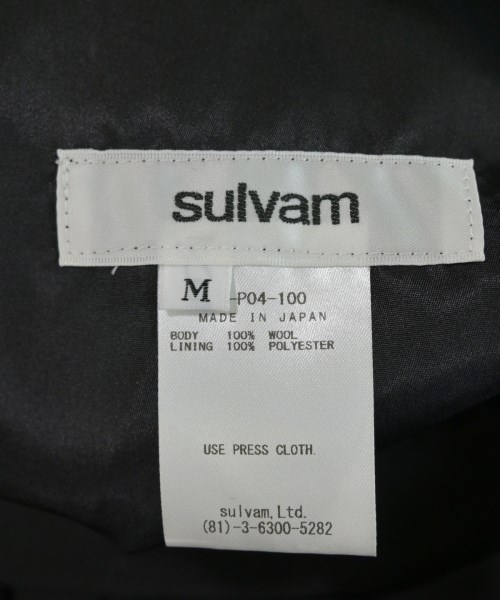 sulvam（サルバム）その他 黒 サイズ:M メンズ/2200727125019