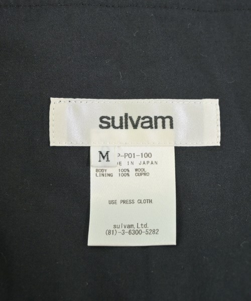 sulvam（サルバム）その他 黒 サイズ:M メンズ/2200682341042