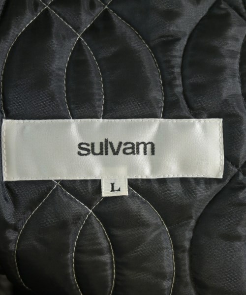 sulvam（サルバム）カジュアルシャツ 黒 サイズ:L メンズ/2200686098416