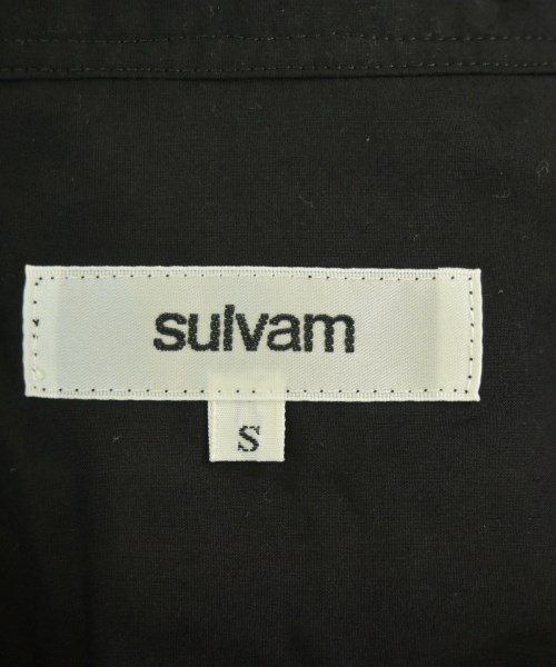 sulvam（サルバム）カジュアルシャツ 黒 サイズ:S メンズ/2200686098447