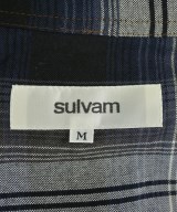 sulvam（サルバム）カジュアルシャツ 黒 サイズ:M メンズ/2200686098515