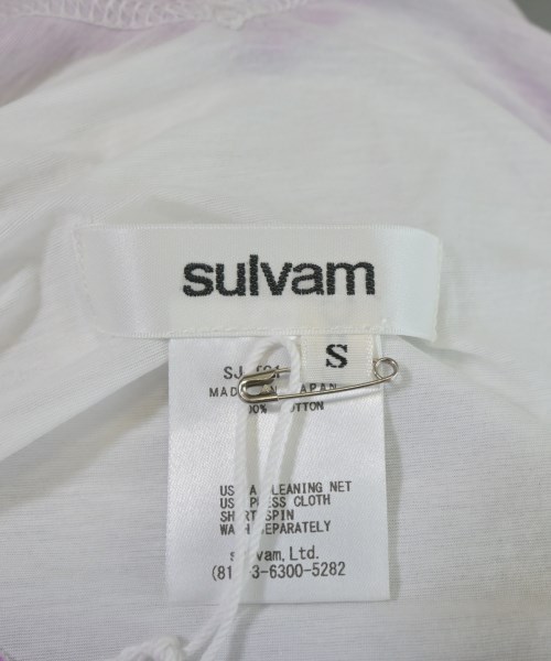 sulvam（サルバム）Tシャツ・カットソー 白 サイズ:S メンズ/2200690854046