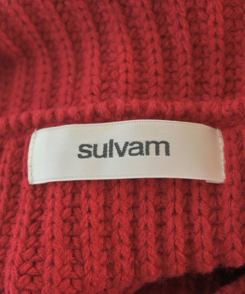 sulvam（サルバム）ニット・セーター 赤 サイズ:M メンズ/2200690889154