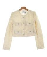 self-portrait（セルフポートレイト）ノーカラージャケット 白 サイズ:US2(S位) レディース/2200617605195