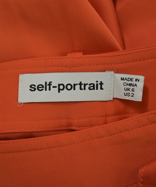 self-portrait（セルフポートレイト）ロング・マキシ丈スカート オレンジ サイズ:2(S位) レディース/2200601059805