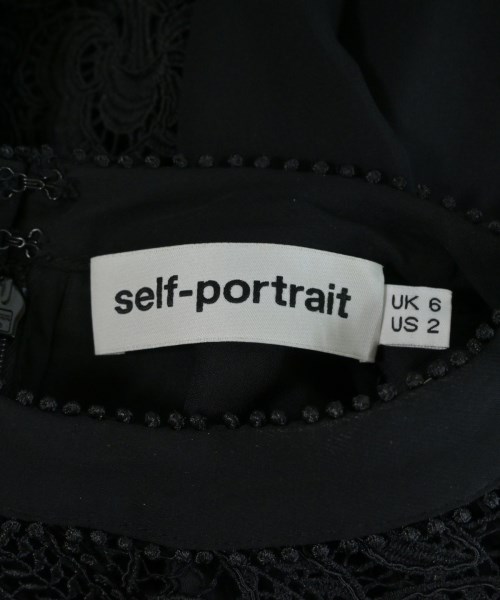 self-portrait（セルフポートレイト）カジュアルシャツ 黒 サイズ:6(XS位) レディース/2200614282061