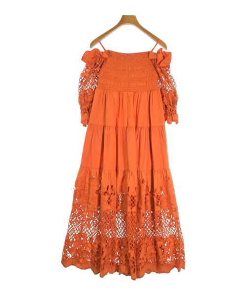 self-portrait（セルフポートレイト）ワンピース オレンジ サイズ:8(S位) レディース/2200672469411