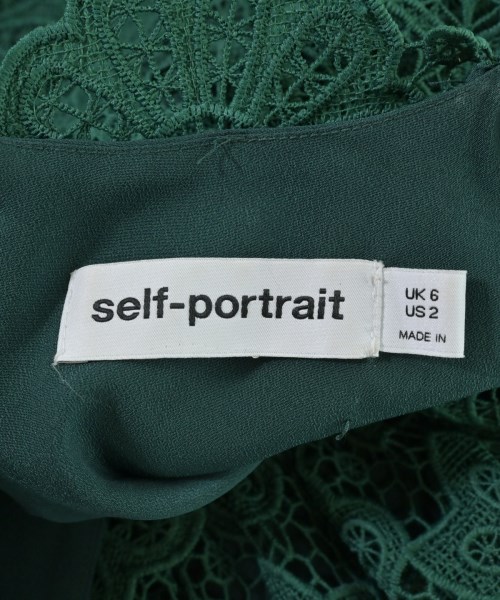 self-portrait（セルフポートレイト）ワンピース 緑 サイズ:6(XS位) レディース/2200677080673