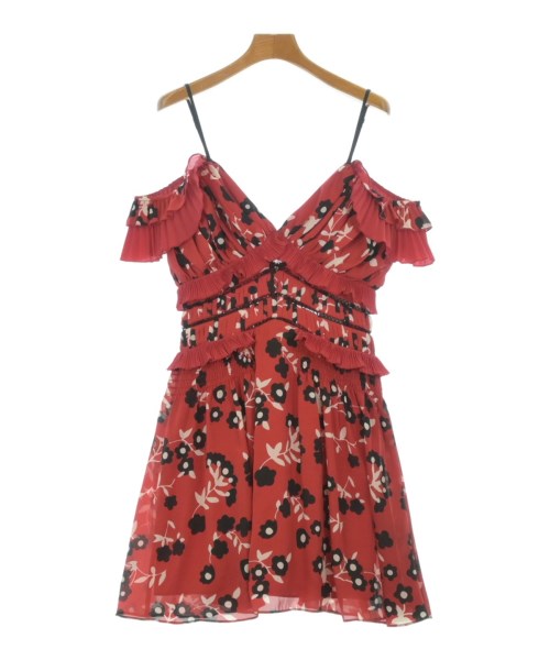 self-portrait(セルフポートレイト)ワンピース 赤 サイズ:8(S位)/2200680788023