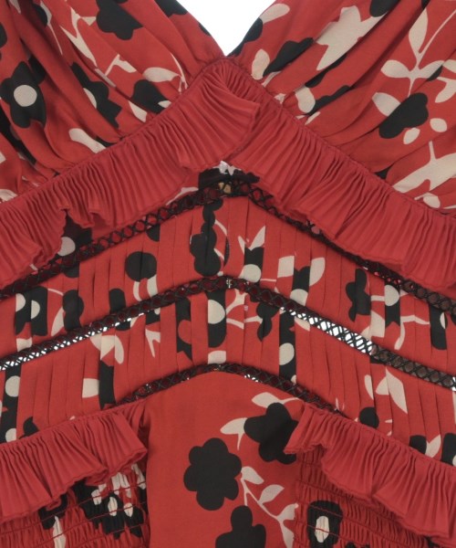 self-portrait（セルフポートレイト）ワンピース 赤 サイズ:8(S位) レディース/2200680788023