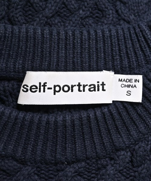 self-portrait（セルフポートレイト）ニット・セーター 紺 サイズ:S レディース/2200696262050