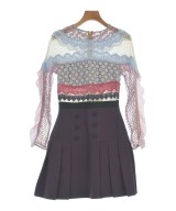 self-portrait（セルフポートレイト）ワンピース 紫 サイズ:4(XL位) レディース/2200656044061