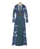 self-portrait（セルフポートレイト）ワンピース 紺 サイズ:US2(S位) レディース/2200650419056