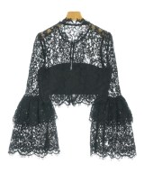 self-portrait（セルフポートレイト）カジュアルシャツ 黒 サイズ:6(S位) レディース/2200658795015