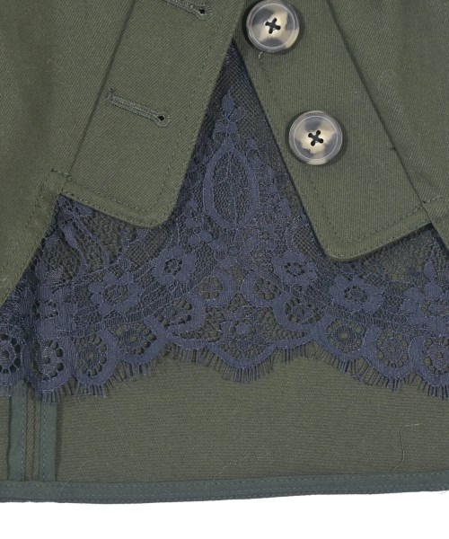 self-portrait（セルフポートレイト）ミニスカート カーキ サイズ:8(S位) レディース/2200658095122