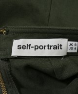self-portrait（セルフポートレイト）ミニスカート カーキ サイズ:8(S位) レディース/2200658095122