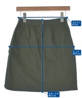 self-portrait（セルフポートレイト）ミニスカート カーキ サイズ:8(S位) レディース/2200658095122