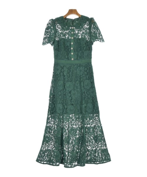self-portrait(セルフポートレイト)ワンピース 緑 サイズ:6(M位)/2200638335064