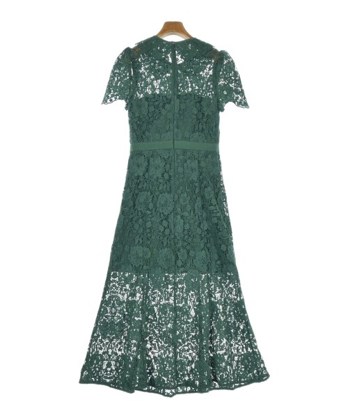 self-portrait（セルフポートレイト）ワンピース 緑 サイズ:6(M位) レディース/2200638335064