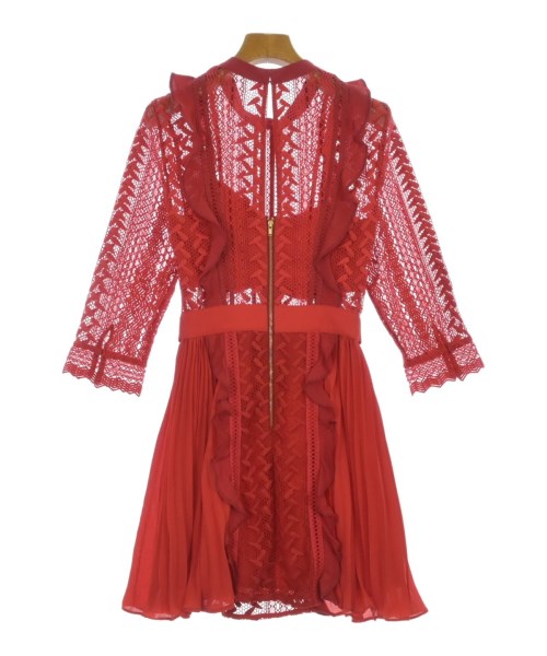 self-portrait（セルフポートレイト）ワンピース 赤 サイズ:6(XS位) レディース/2200667188099