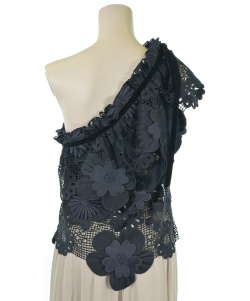 self-portrait（セルフポートレイト）ブラウス 紺 サイズ:6(XS位) レディース/2200663717231