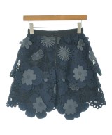 self-portrait（セルフポートレイト）ひざ丈スカート 紺 サイズ:6(XS位) レディース/2200663717248