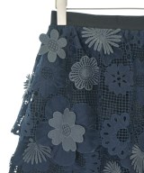 self-portrait（セルフポートレイト）ひざ丈スカート 紺 サイズ:6(XS位) レディース/2200663717248