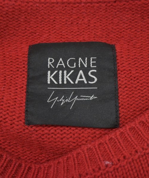 RAGNE KIKAS for Yohji Yamamoto（ラグネキカスフォーヨウジヤマモト）ニット・セーター 赤 サイズ:2(S位) レディース/2200669072068
