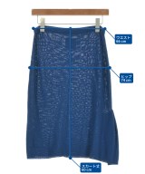 RAGNE KIKAS for Yohji Yamamoto（ラグネキカスフォーヨウジヤマモト）ひざ丈スカート 青 サイズ:2(S位) レディース/2200674154209