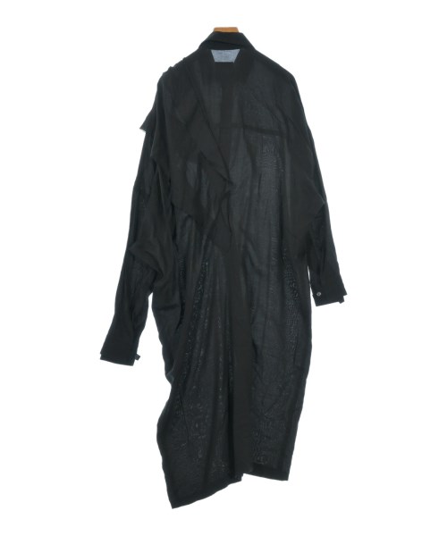 B Yohji Yamamoto（ビーヨウジヤマモト）シャツワンピース 黒 サイズ:1(XS位) レディース/2200639812014