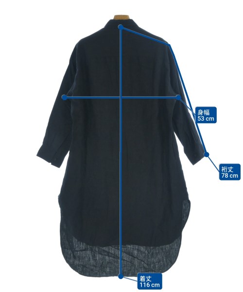 B Yohji Yamamoto（ビーヨウジヤマモト）カジュアルシャツ 黒 サイズ:1(XS位) メンズ/2200641442117