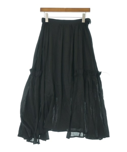 B Yohji Yamamoto(ビーヨウジヤマモト)ロング・マキシ丈スカート 黒 サイズ:1(XS位)/2200635188045