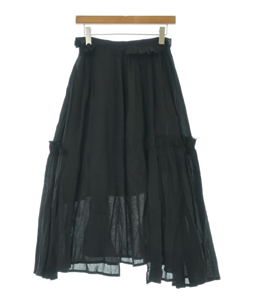 B Yohji Yamamoto（ビーヨウジヤマモト）ロング・マキシ丈スカート 黒 サイズ:1(XS位) レディース/2200635188045