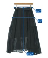 B Yohji Yamamoto（ビーヨウジヤマモト）ロング・マキシ丈スカート 黒 サイズ:1(XS位) レディース/2200635188045