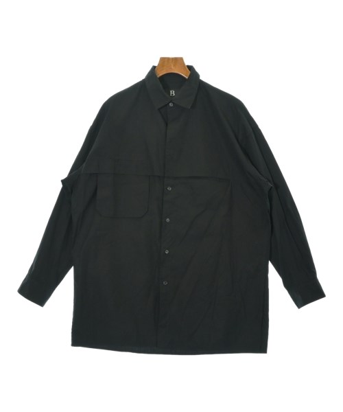 B Yohji Yamamoto(ビーヨウジヤマモト)カジュアルシャツ 黒 サイズ:2(S位)/2200679587170