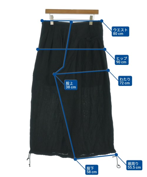 B Yohji Yamamoto（ビーヨウジヤマモト）その他 黒 サイズ:1(XS位) メンズ/2200659515032