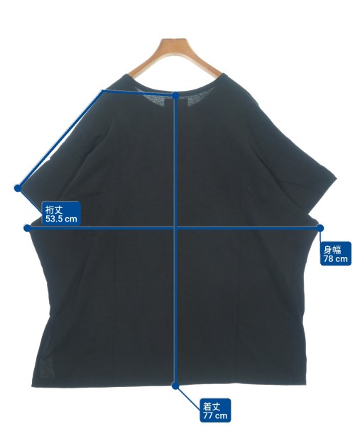 B Yohji Yamamoto（ビーヨウジヤマモト）Tシャツ・カットソー 黒 サイズ:2(S位) メンズ/2200658095085